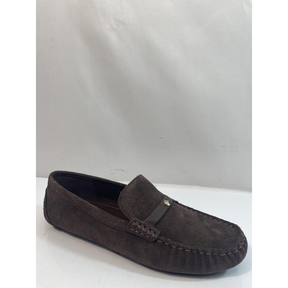 Kate Spade SP FLWR Stud Moccasin Shoes Womens Size 8.5 Brown Suede Loafers New - Picture 4 of 14